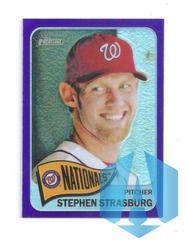 2014 Topps Heritage Chrome Stephen Strasburg 885/999 #THC-470